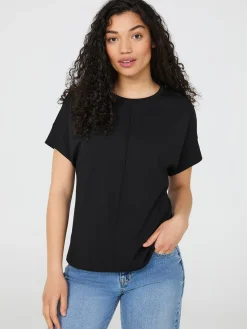 Suzy Shier Short Sleeve|Tank Tops & T-Shirts>Short Sleeve Relaxed Fit T-Shirt