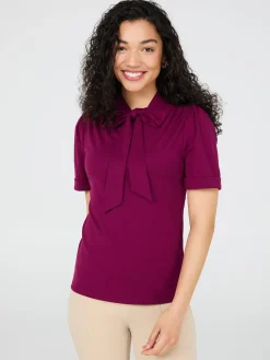 Suzy Shier Tops|Short Sleeve><noscript><img width=