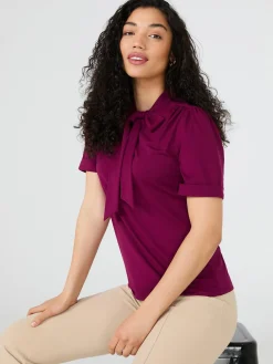 Suzy Shier Tops|Short Sleeve><noscript><img width=
