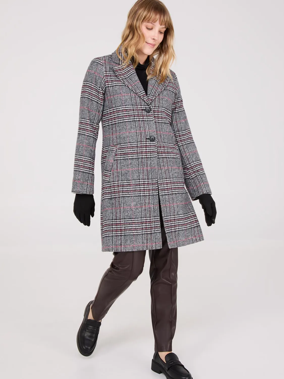 Suzy Shier Coats|Coats>Single-Breasted Car Coat