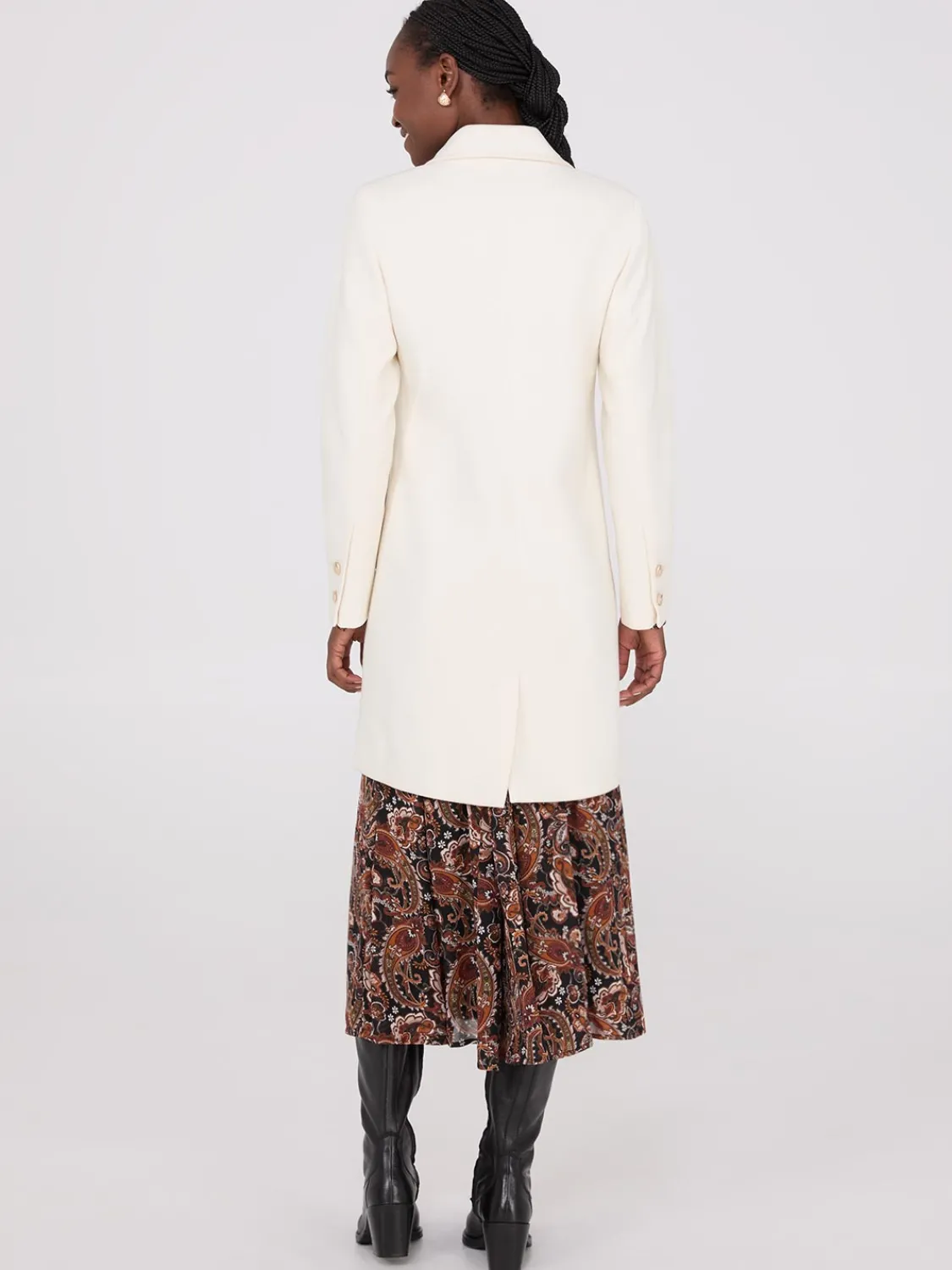 Suzy Shier Coats|Coats>Single-Breasted Car Coat
