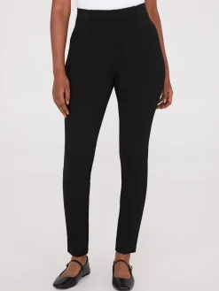 Suzy Shier Pants>Skinny Pants With Exposed Waistband