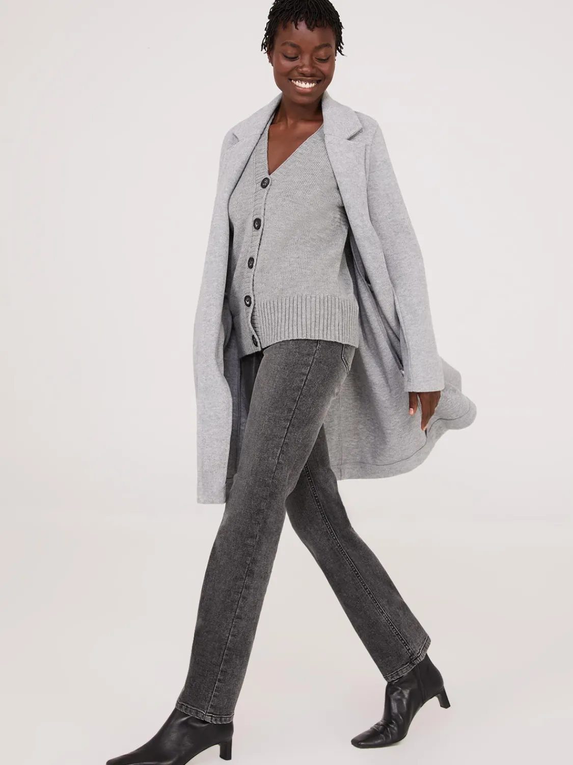 Suzy Shier Sleeveless|Sweaters & Cardigans>Sleeveless Button-Front Sweater Vest