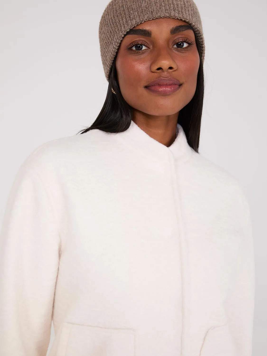 Suzy Shier Puffers & Jackets|Puffers & Jackets>Snap Front Bomber Jacket