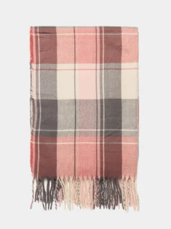 Suzy Shier Hats & Scarves & Gloves>Soft Brushed Madras Plaid Scarf