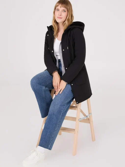 Suzy Shier Puffers & Jackets|Puffers & Jackets>Softshell Hooded Jacket