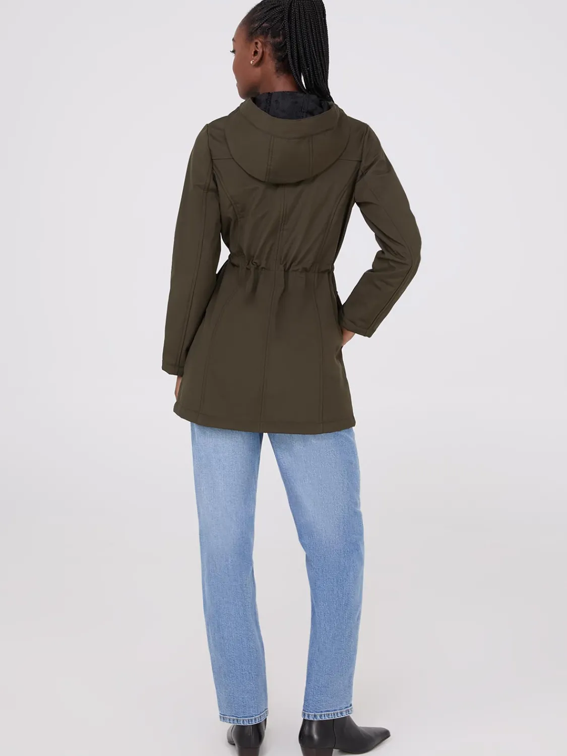 Suzy Shier Puffers & Jackets|Puffers & Jackets>Softshell Hooded Jacket