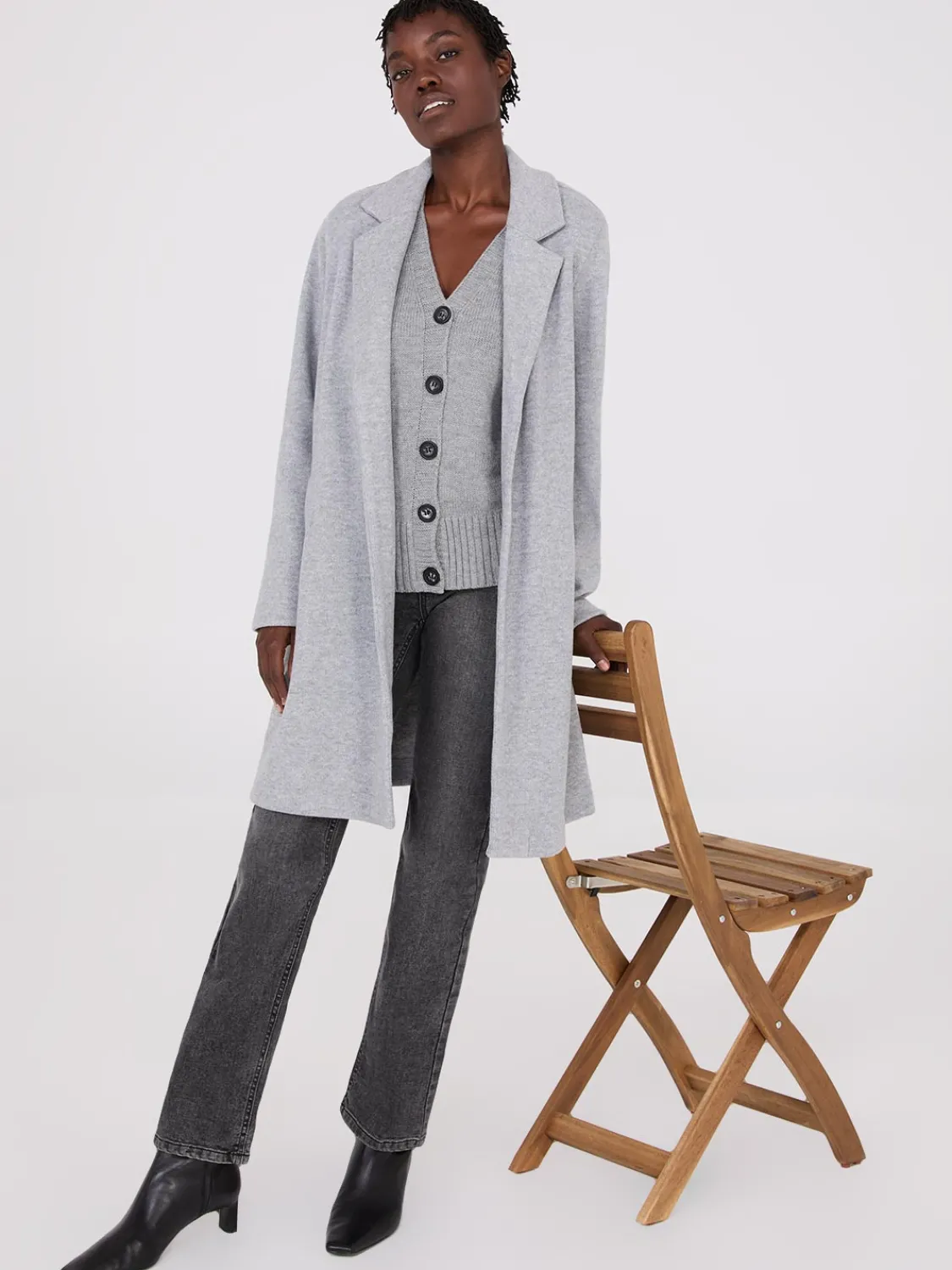 Suzy Shier Coats|Coats>Sweater Car Coat