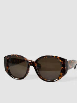 Suzy Shier Sunglasses>Tortoise Cat Eye Sunglasses