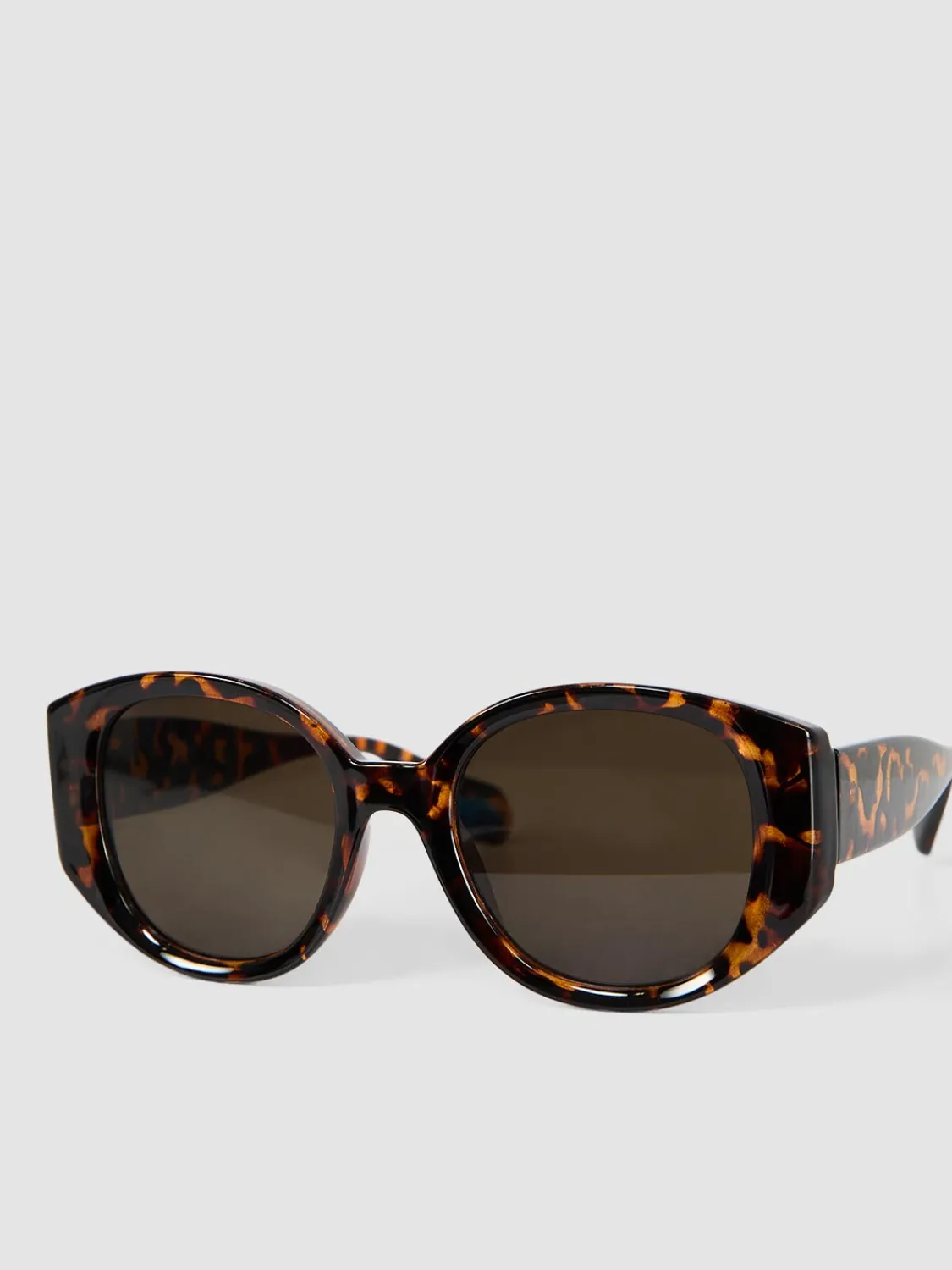 Suzy Shier Sunglasses>Tortoise Cat Eye Sunglasses
