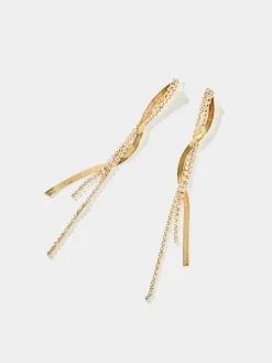 Suzy Shier Jewelry By Le Château>Twist Fringe Earring