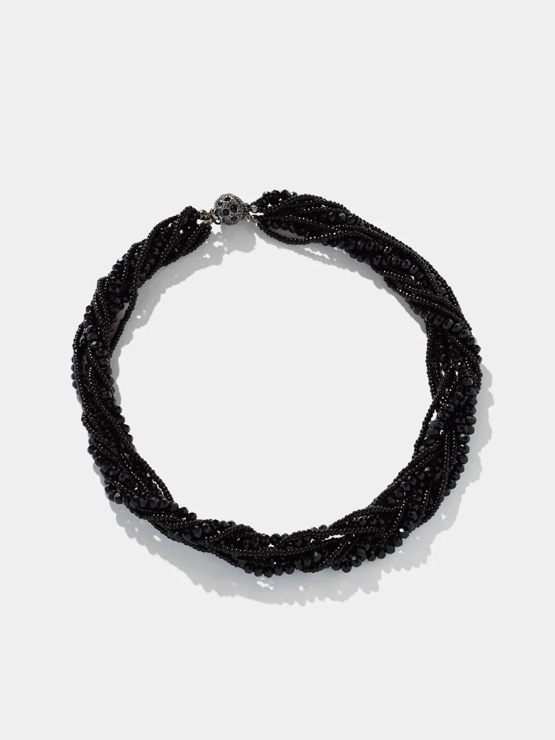Suzy Shier Jewelry By Le Château>Twisted Beaded Necklace