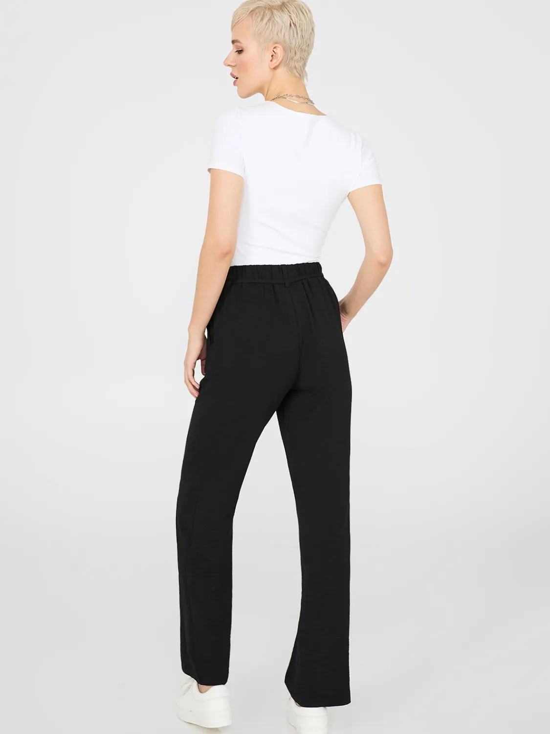 Suzy Shier Bottoms|Pants>Wide-Leg Pants With Porkchop Pockets