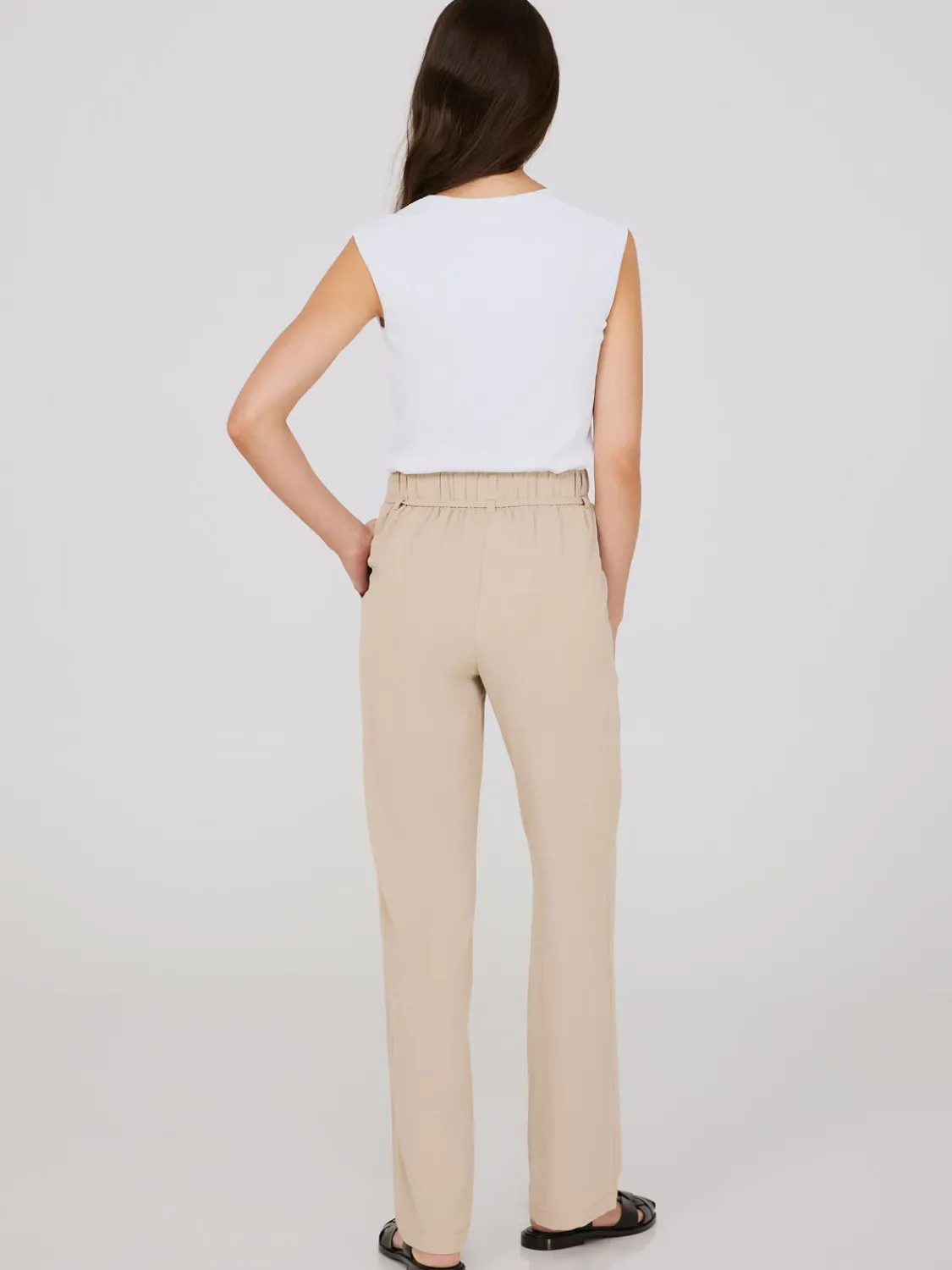 Suzy Shier Bottoms|Pants>Wide-Leg Pants With Porkchop Pockets