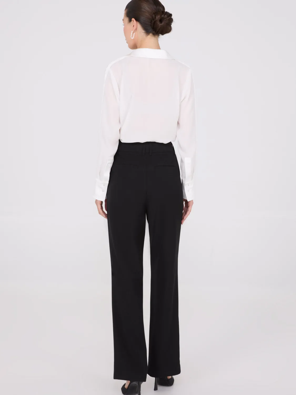 Suzy Shier Bottoms|Pants>Wide-Leg Pleated Pants
