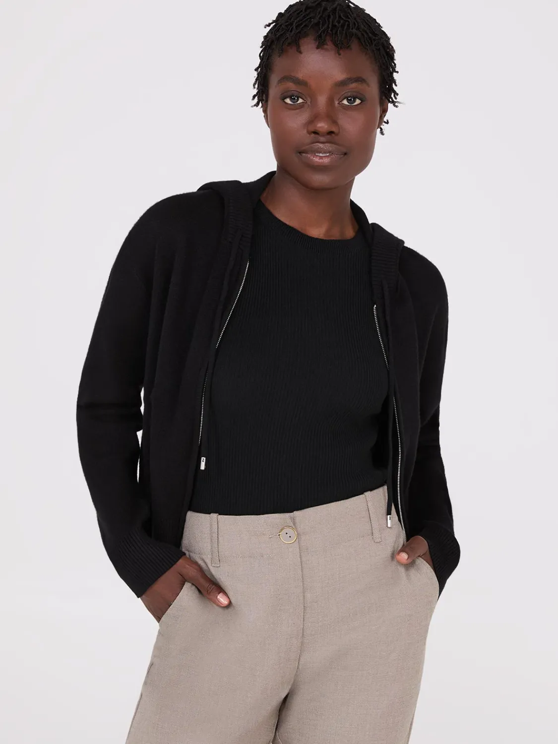 Suzy Shier Lounge & Pjs|Long Sleeve>Zip Up Hoodie