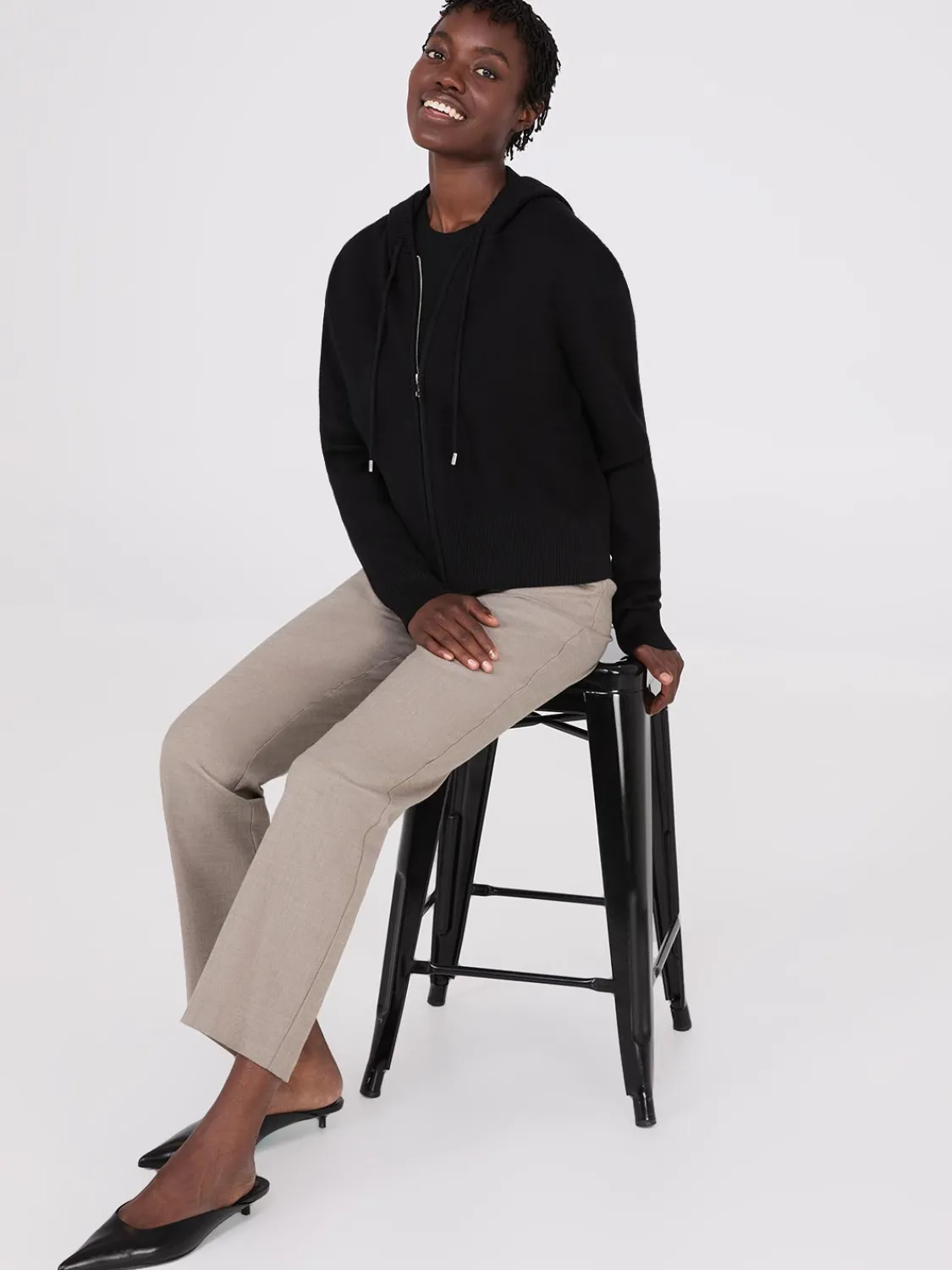Suzy Shier Lounge & Pjs|Long Sleeve>Zip Up Hoodie
